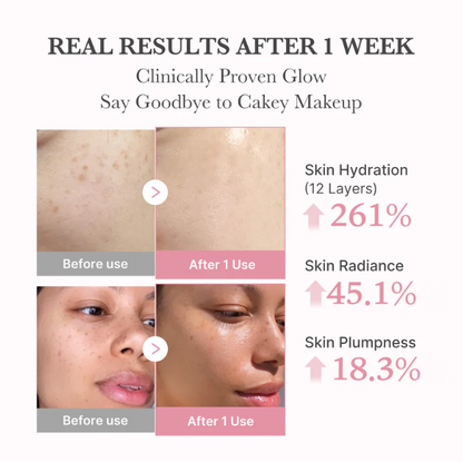 PDRN Pink Collagen Bubble Serum - why bubble formula deep absorption melts without stickiness