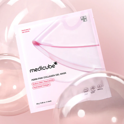 PDRN Pink Collagen Gel Mask proven results before and after