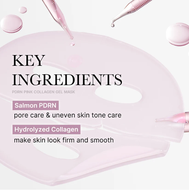 Salmon DNA PDRN Collagen Gel Mask application