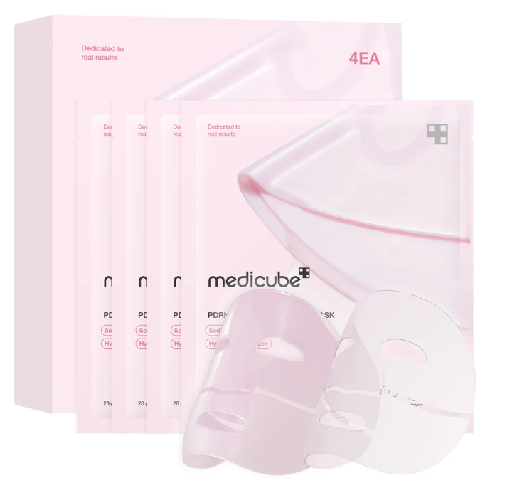 PDRN Pink Collagen Gel Mask packaging and mask