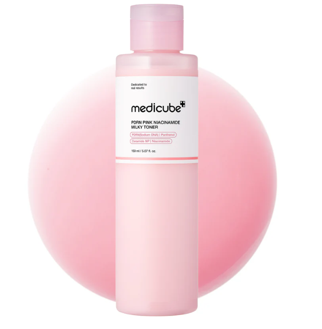 PDRN Pink Niacinamide Milky Toner - product bottle