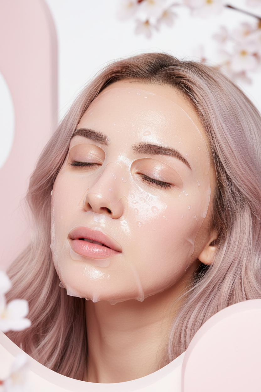 Pink Hydrogel Mask
